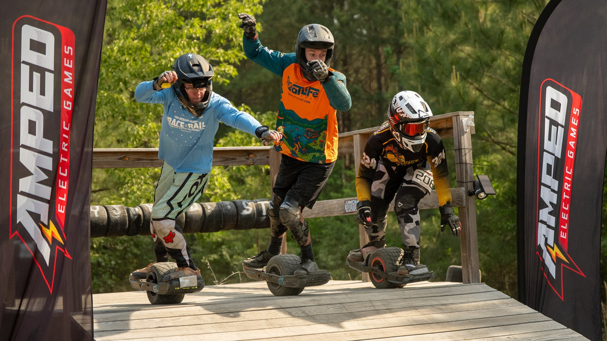 Onewheel Pro race at Oak City Shredfest