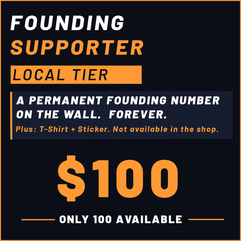 USA EUC Founding Supporter: Local tier card