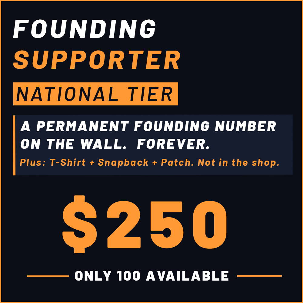 USA EUC Founding Supporter: National tier card