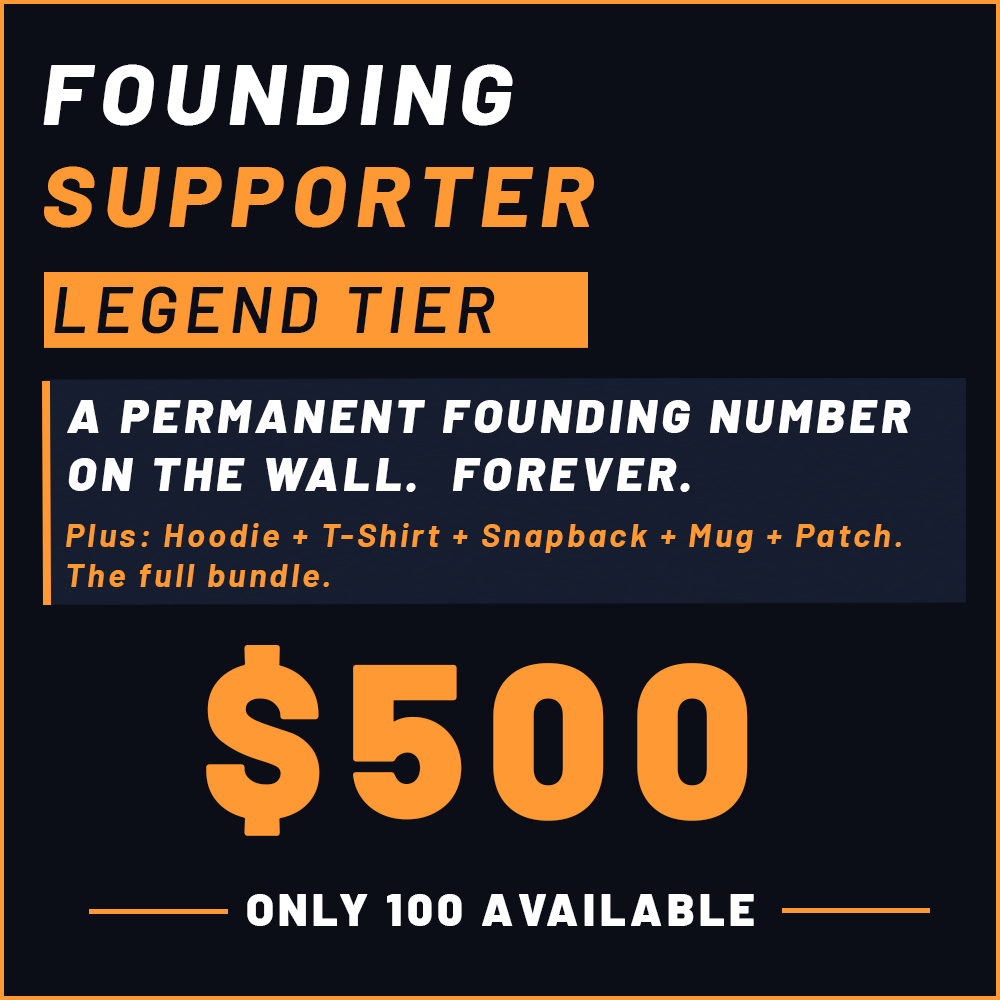 USA FLT Founding Supporter: Legend tier card