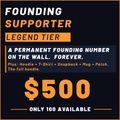 USA FLT Founding Supporter: Legend tier card